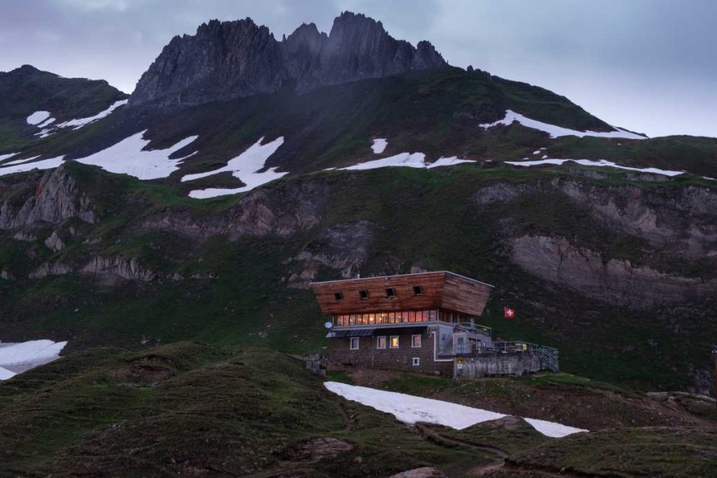 frisch renovierte Berghütte im Berg