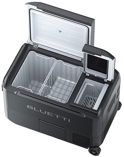 Bluetti F045D Multikühler mit 3 in 1 Funktion Kühlbox / Gefriertruhe / Eismaschine 55 Liter schwarz 