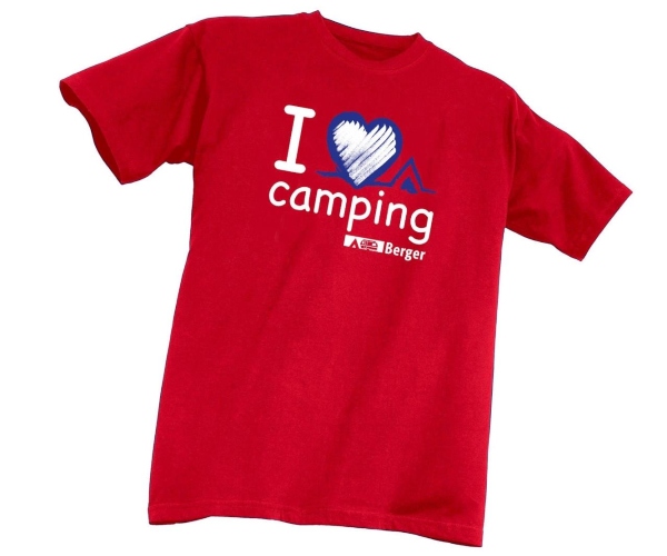 I LOVE CAMPING T-Shirt von Berger für die kleinen Campingfans in hochwertiger Baumwollqualität kinder-t-shirt-i-love-camping