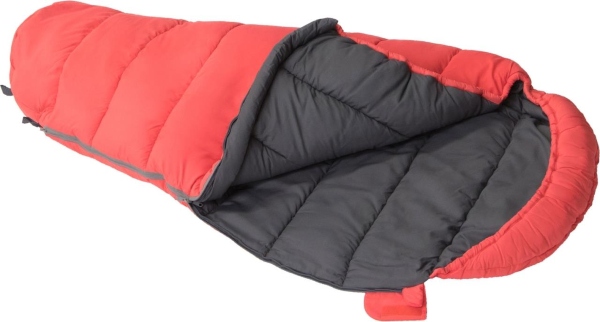 Kinder-Mumienschlafsack von Vango in der Farbe Rot | einlagige, durchgesteppte Konstruktion | frische Farben vango-kinder-mumienschlafsack-rot