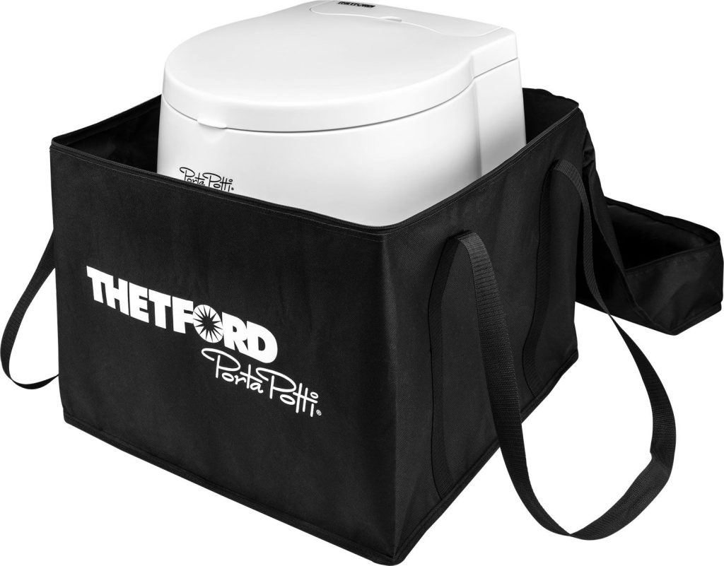 Eine mühelose Aufbewahrung ihres Porta Potti gewährleistet der Porta Potti Carry Bag Thetford Transporttasche Porta Potti 145 / 335 / 345