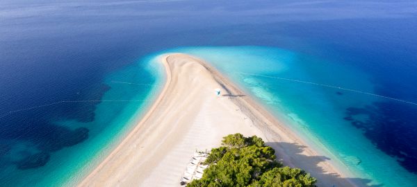 die Schönheit der Natur machen das Goldene Horn zu einem Wahrzeichen des kroatischen Tourismus goldenes Horn Kroatien