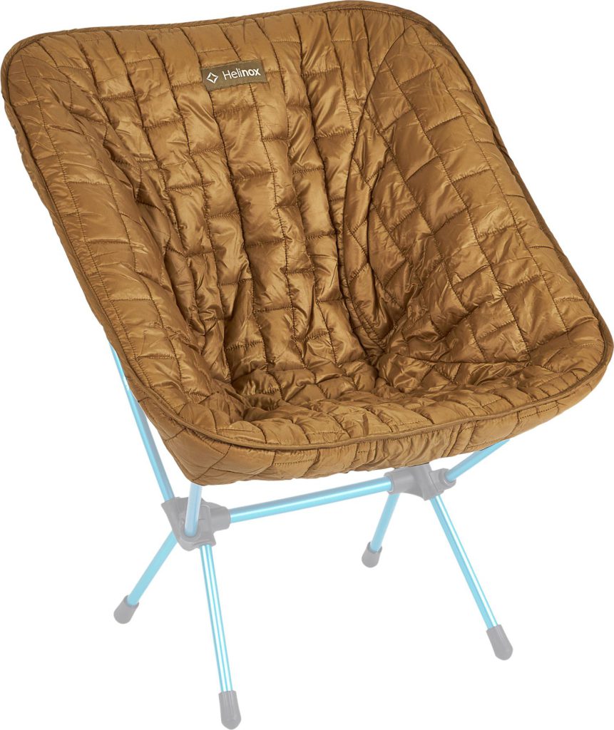 Die gesteppte Sitzabdeckung mit synthetischer Isolierung wärmt Ihren Helinox Chair. Helinox Sitzwärmer Chair One/ Chair Zero/ Swivel Chair