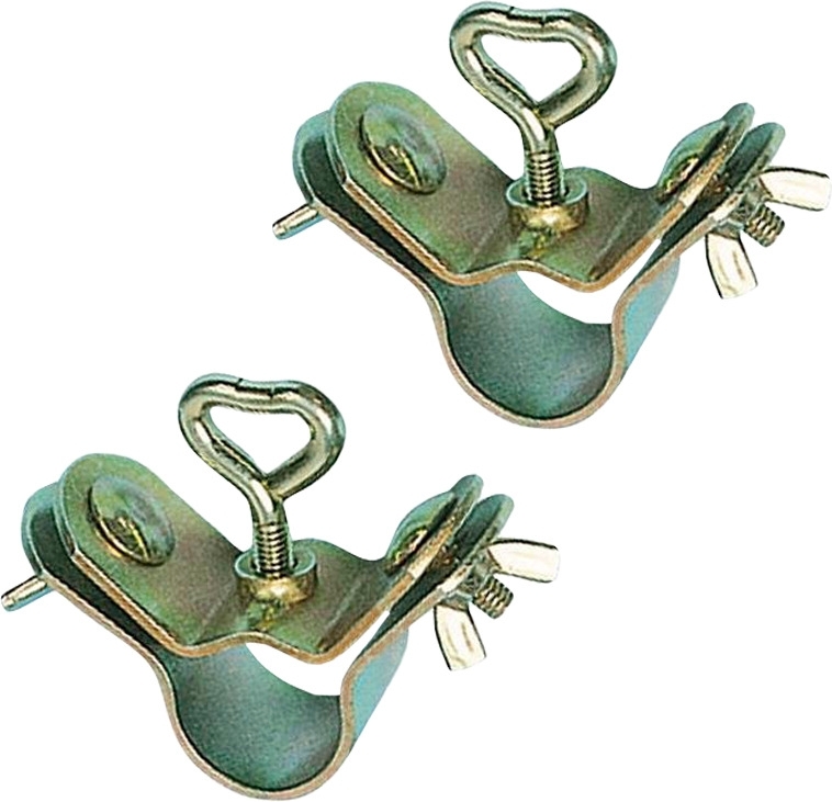 Berger Eck-Rohrschelle gold 2er Set