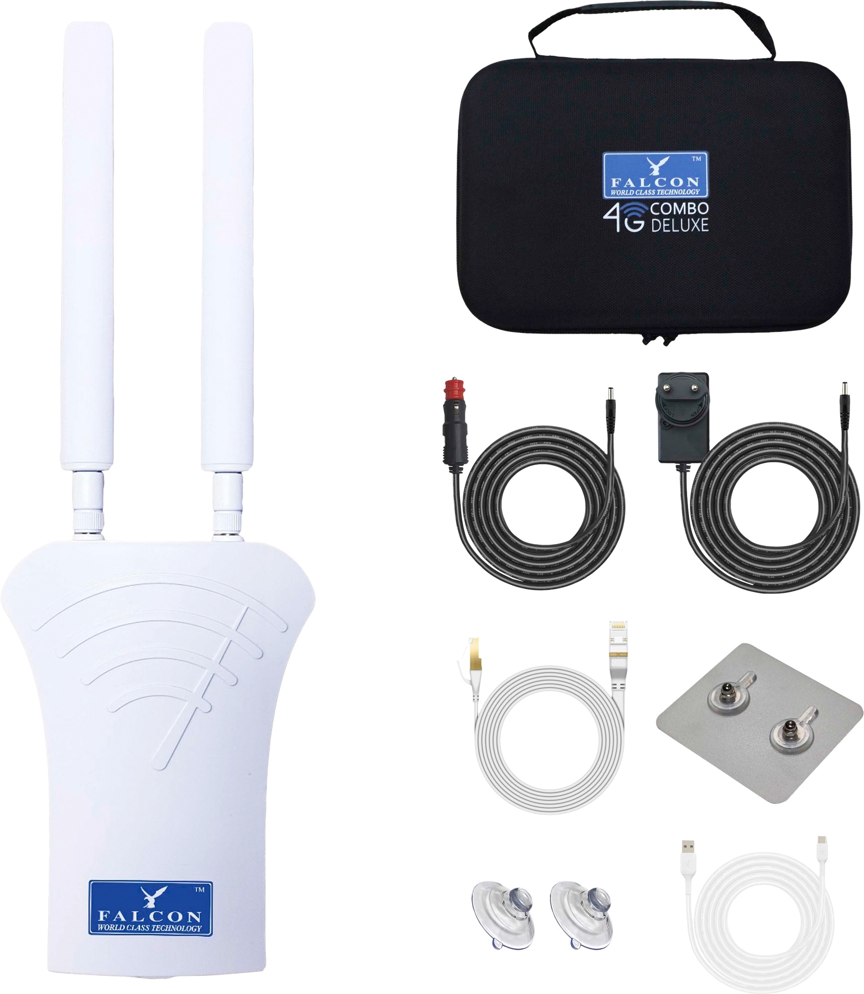 Falcon 4G Combo Deluxe V3 LTE Outdoor-Internetantenne mit 150 Mbit/s Highspeed und 360° Empfang