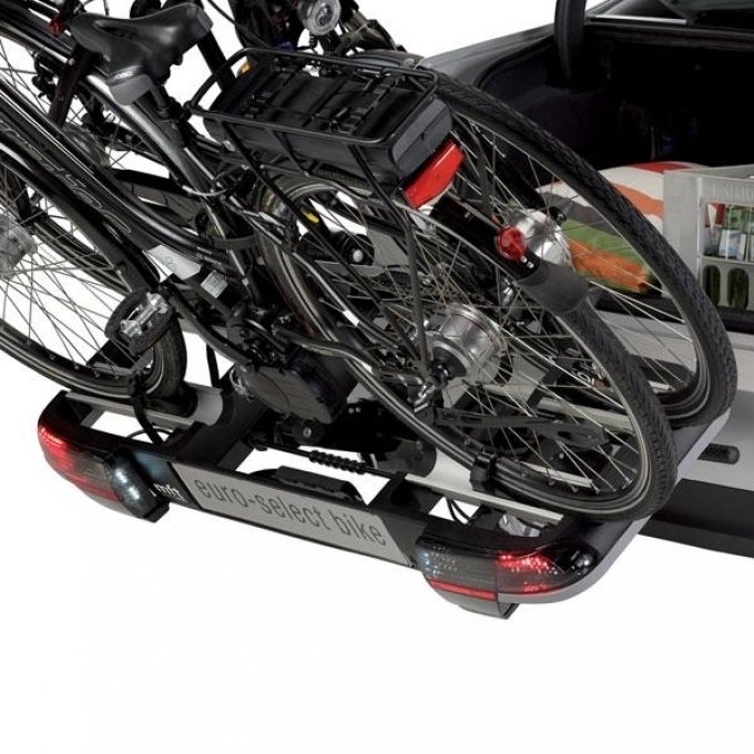 BackPower Fahrradträger für Anhängerkupplung mit Platz für 2 Fahrräder