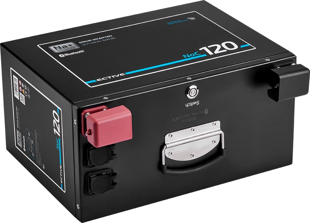 Ective NaC BT Natrium Moverbatterie Hochstrombatterie 12V / 120 Ah