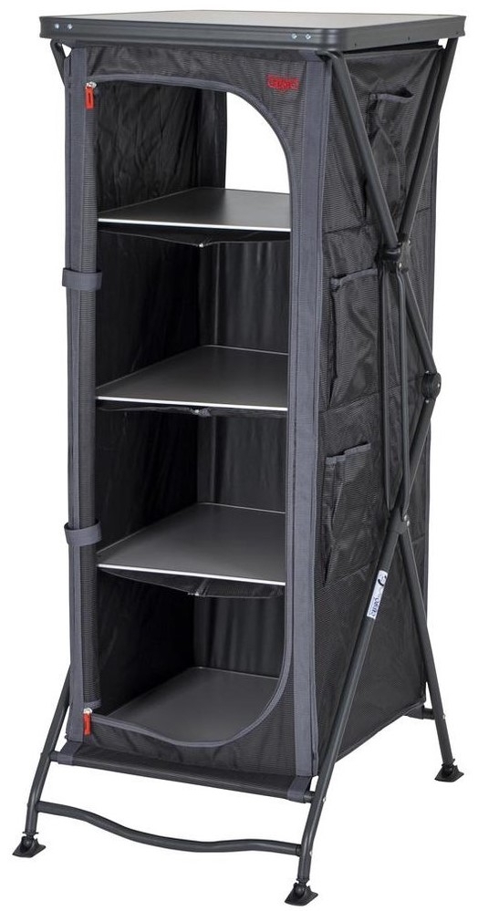 Crespo AP 101 Aufbewahrungsschrank 73 x 57 x 145 cm schwarz/grau