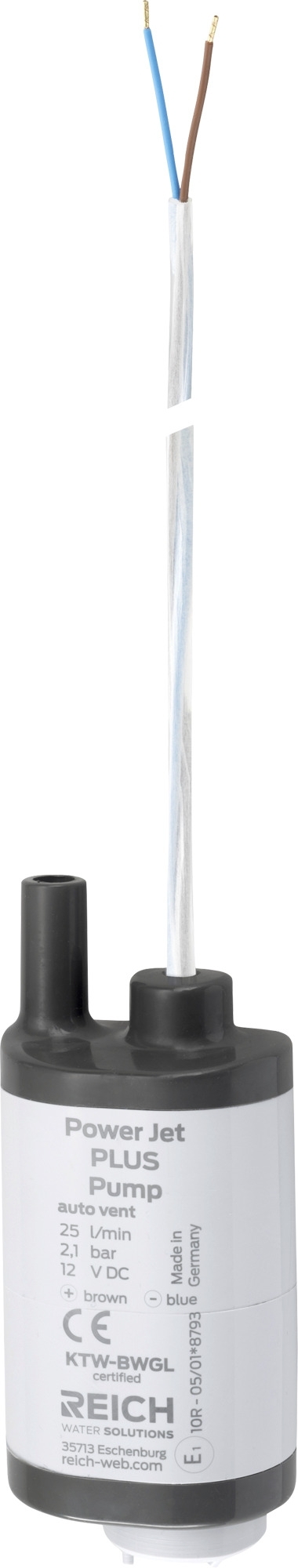 Reich Power Jet Plus Tauchpumpe für Wohnwagen und Wohnmobil 12 V 2,1 bar 25 l/min