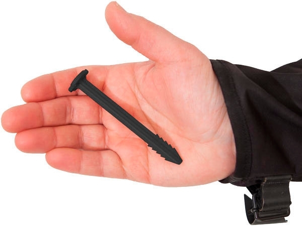SwissPiranha BF90 Zelthering schwarz 9,7 cm