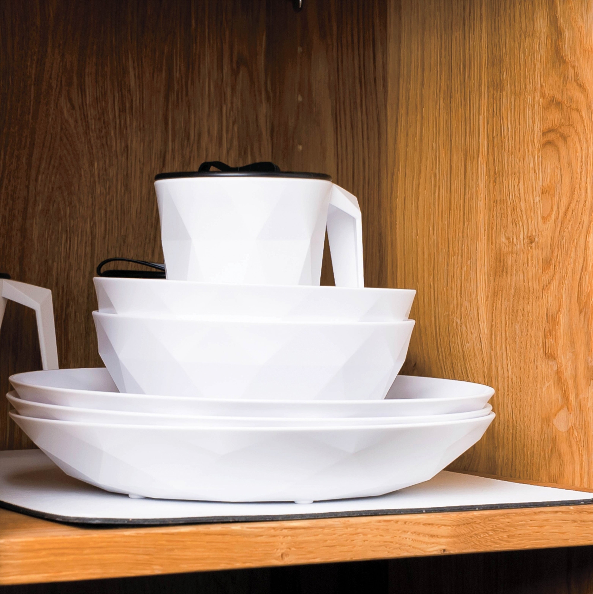 Silwy Magnet-Bowl Schüssel Set 2 Stück Weiß