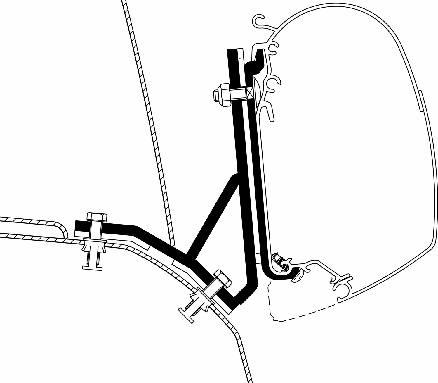 Thule Halterungen 5200 / 8000 / 4900 / 2000