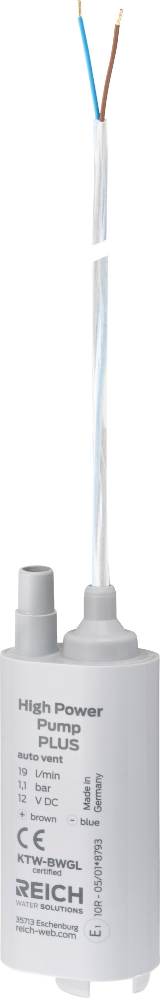 Reich Tauchpumpe 12V 1,1 bar 19 l/min