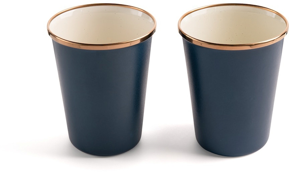 Barebones Enamel 2 Tone emailliertes Trinkbecher Set 2 teilig 500 ml