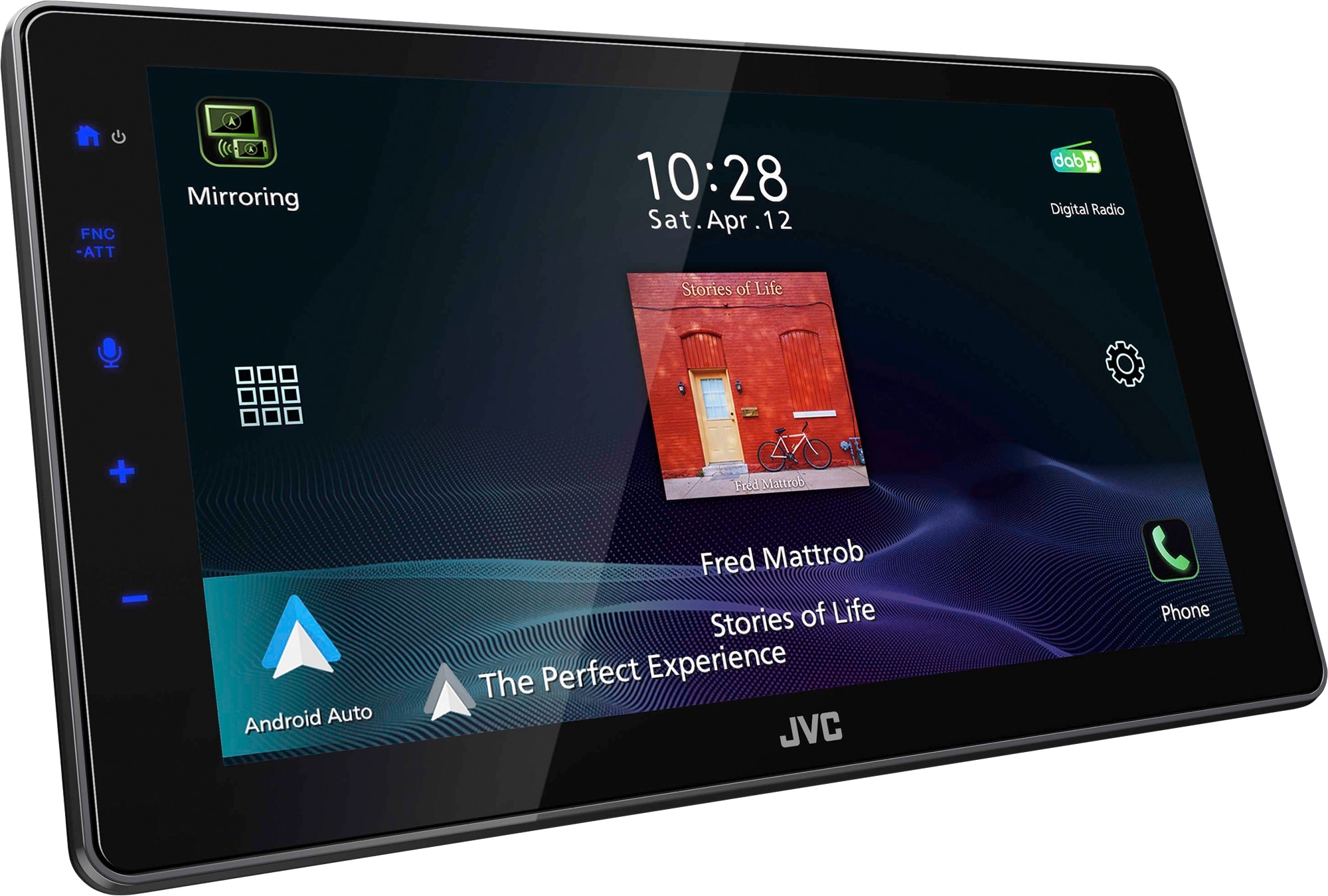 JVC Z900DBW 9-Zoll-Moniceiver mit Wireless CarPlay und Android Auto