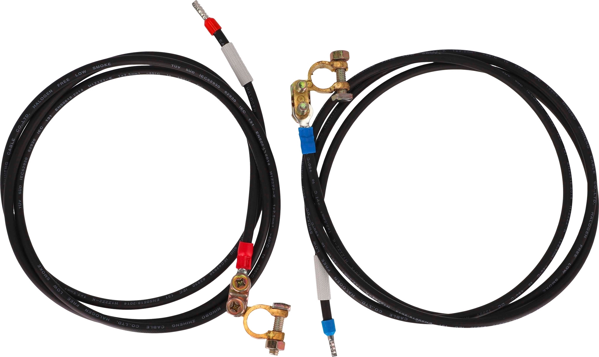 Berger Solarladekabel mit Batterieklemmen