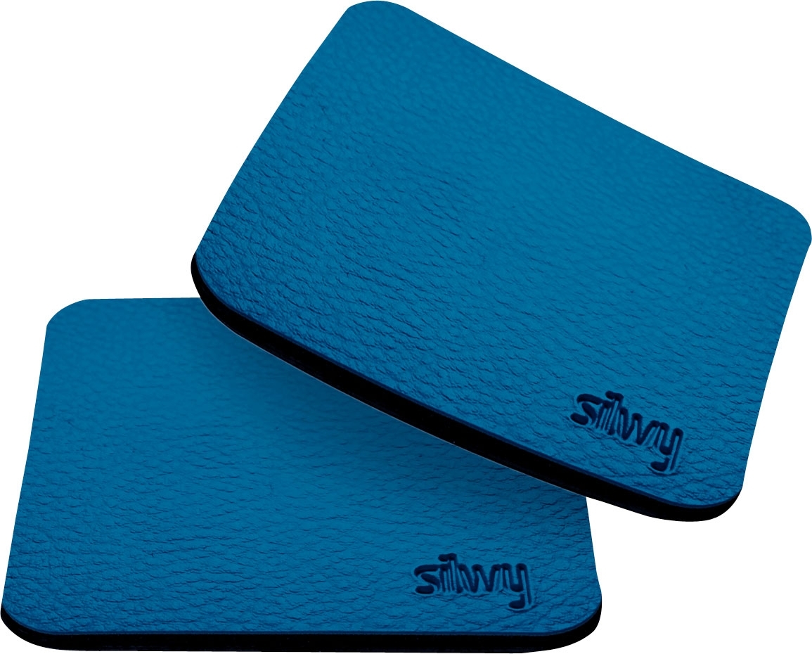 Silwy Metall Nano Gel Untersetzer eckig 8,3 x 8,3 cm