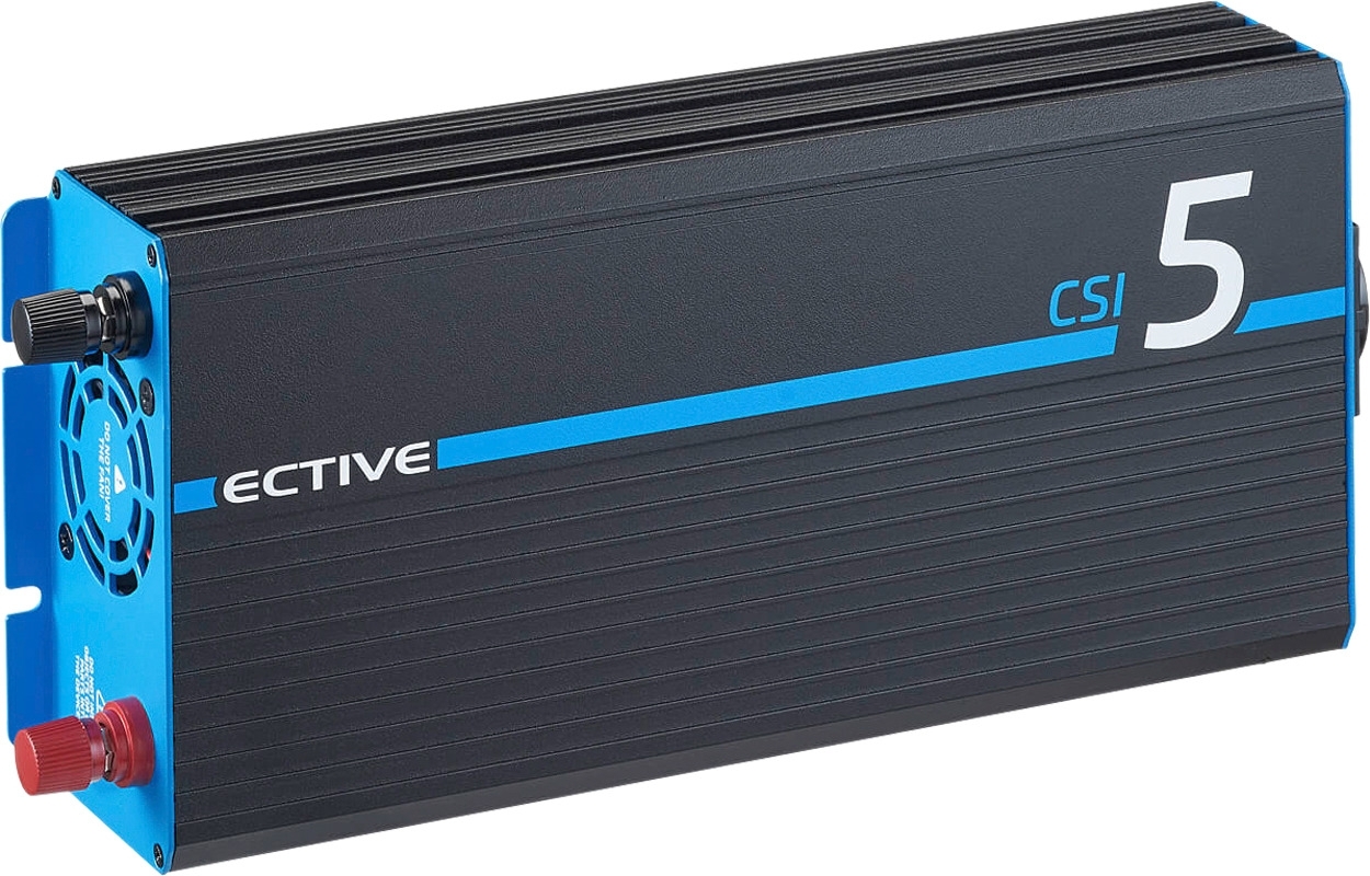 ECTIVE CSI 5 500W/12V Sinus-Wechselrichter mit Ladegerät, NVS- und USV-Funktion