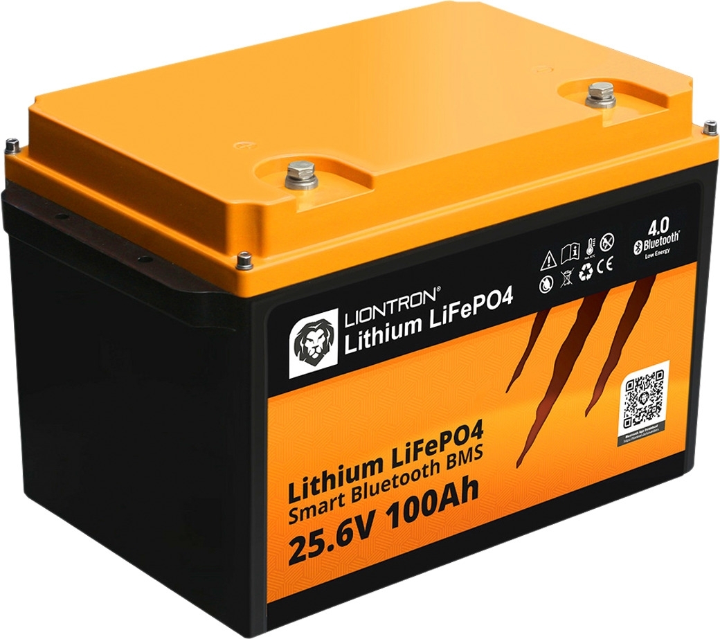 Liontron LiFePO4 Lithium Batterie 25,6 V 100 Ah all in One LX Smart BMS