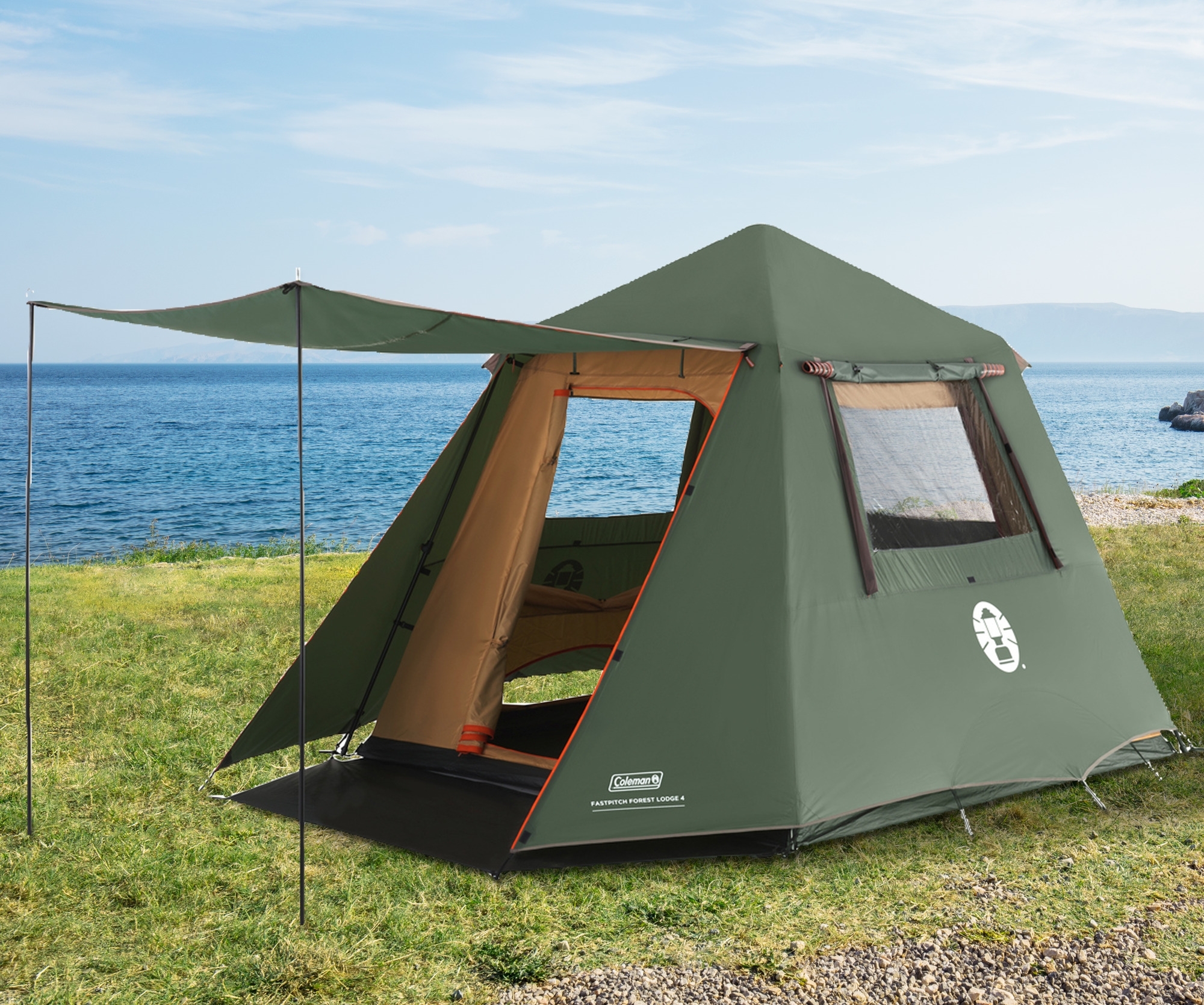 Coleman FastPitch Forest Lodge 4 Kuppelzelt für 4 Personen