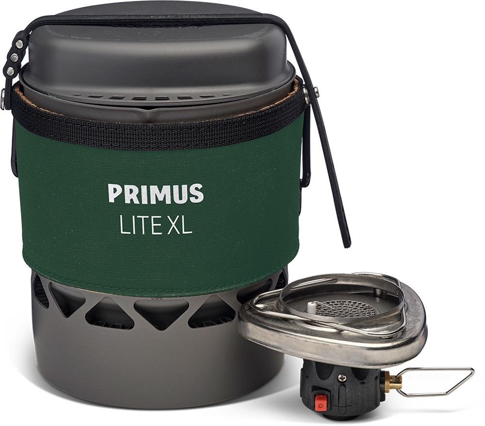 Primus Lite XL System II Gaskocher 1700 W inklusive Topf 1 Liter grün