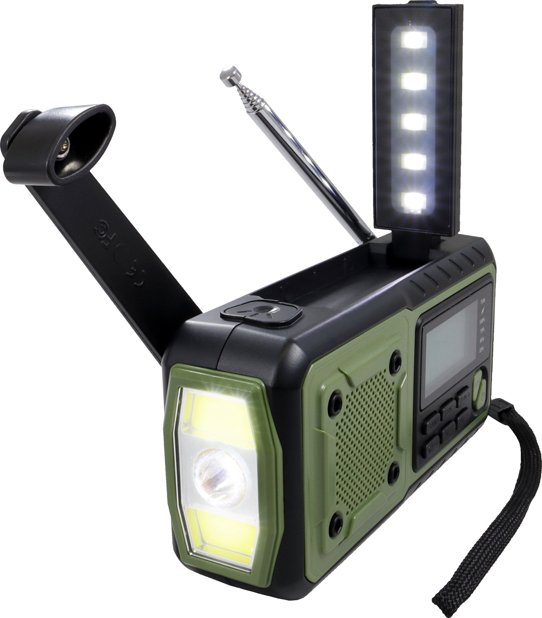 Origin Outdoors Multi Kurbelradio 4000 mAh grün