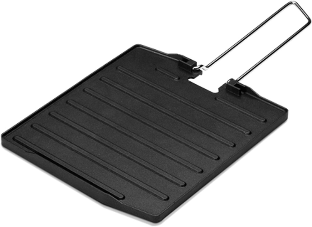 Primus CampFire Grillplatte Aluminium-Druckguss mit Antihaftbeschichtung und Klappgriff