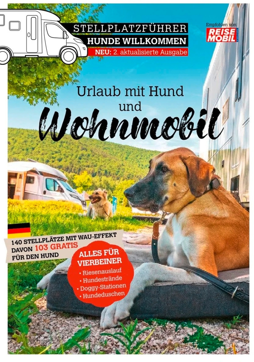 Stellplatzführer Urlaub mit dem Hund – 2. aktualisierte Auflage 2025