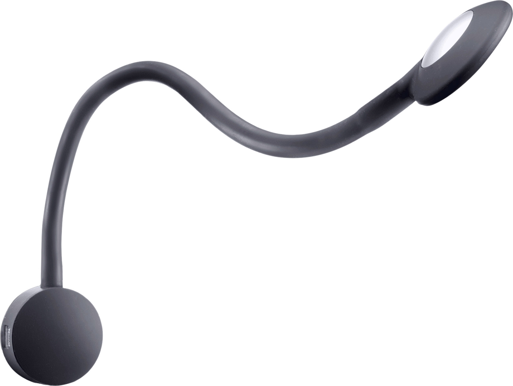 LED-Schwanenhalsleuchte mit 2-fach USB