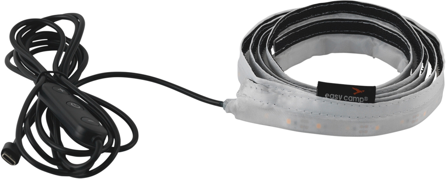 Easy Camp Twinflower dimmbare LED-Lichtband mit Klettbefestigung für Zelte