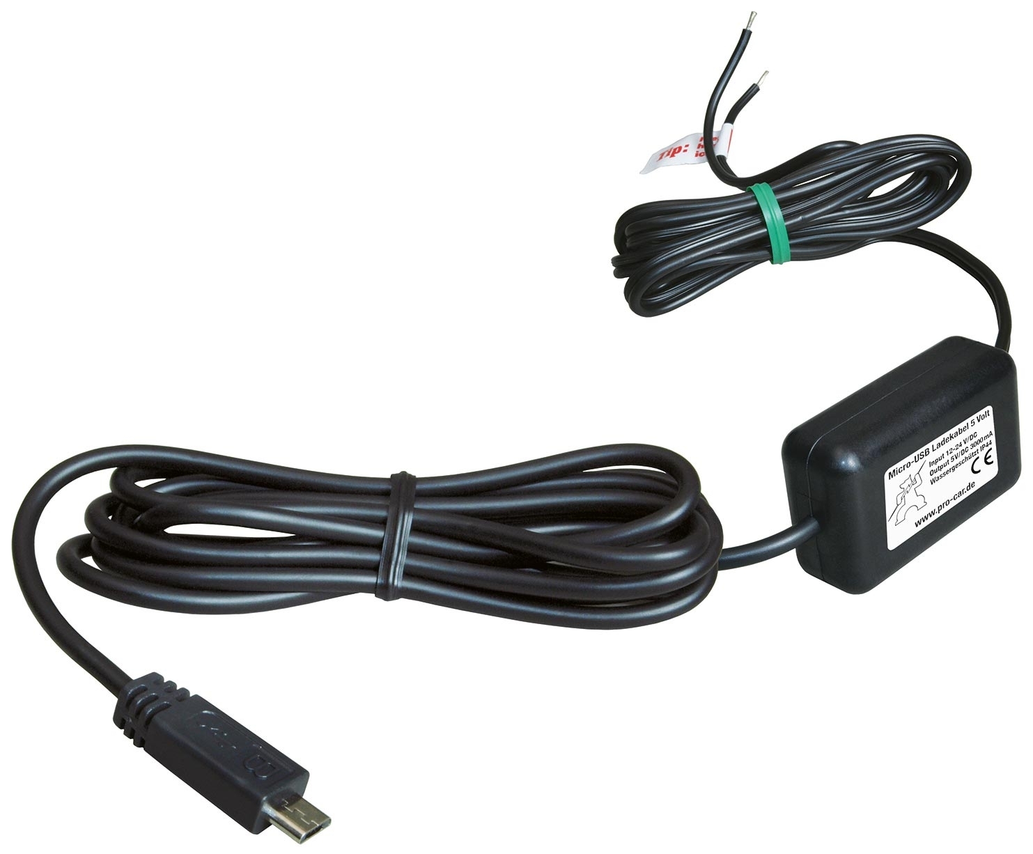 Pro Car Ladekabel zu USB 12 / 24 V