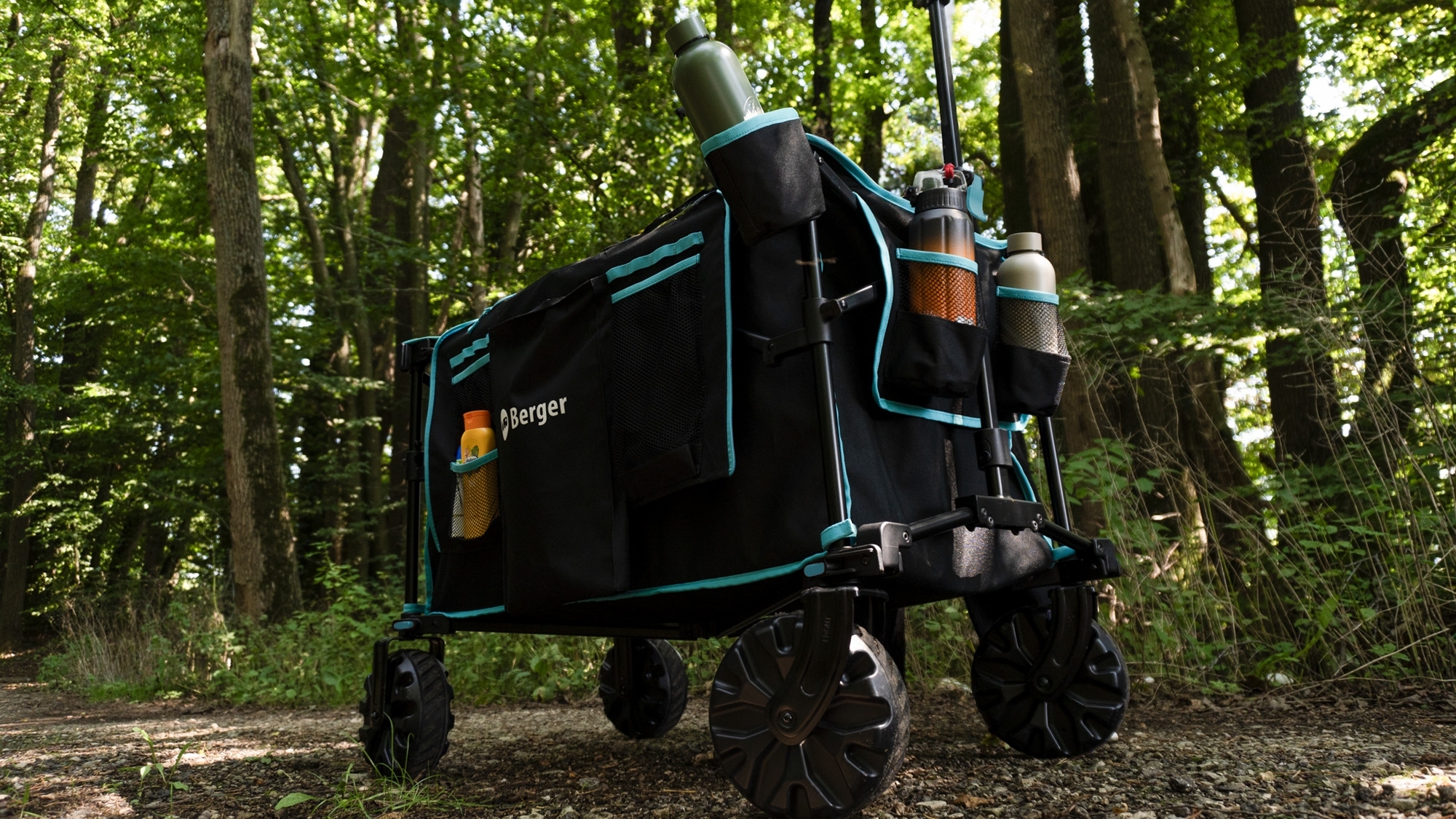 Berger Offroad Bollerwagen Waimea schwarz