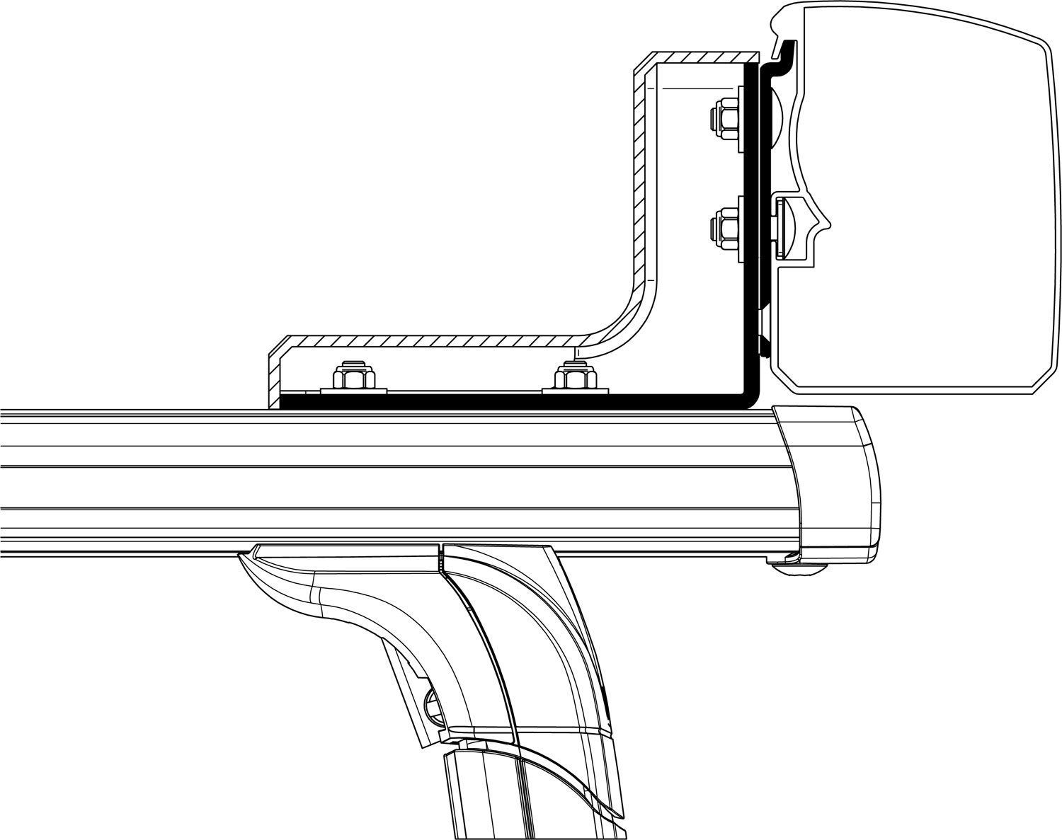 Thule Omnistor 3200 Markisenadapter