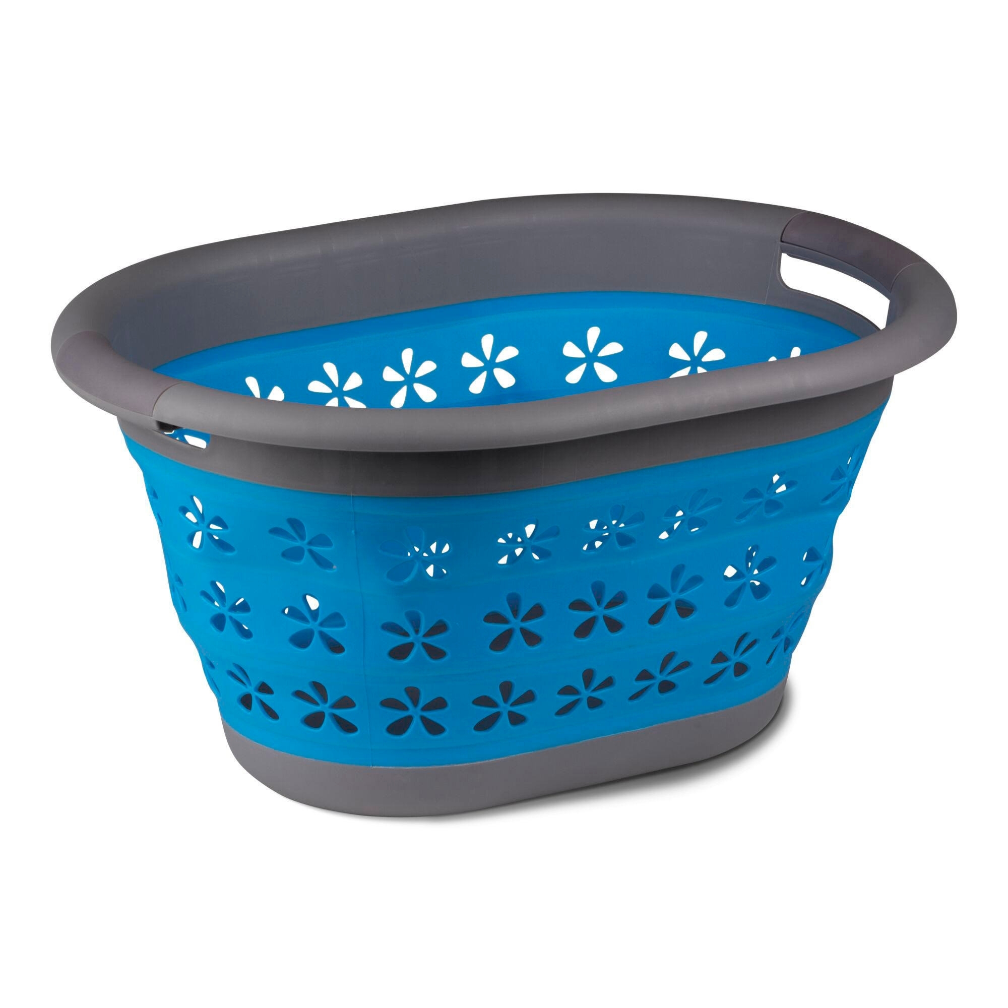 Kampa Collapsible Laundry Basket Zusammenklappbarer Wäschekorb mit Griffen