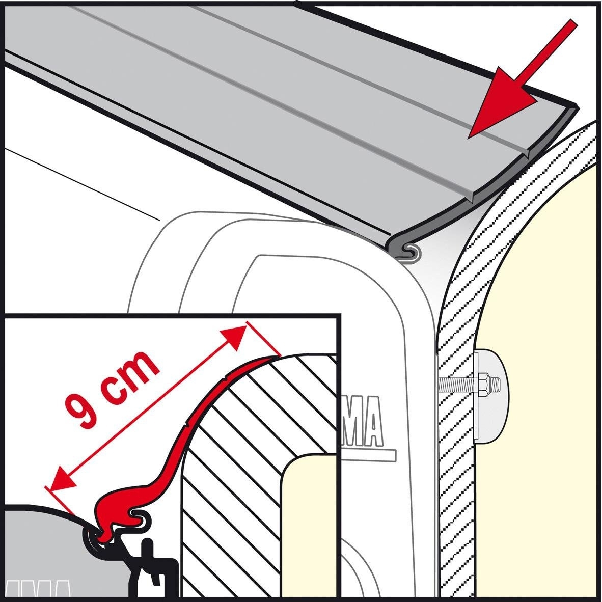 Fiamma Regendichtung Rain Guard