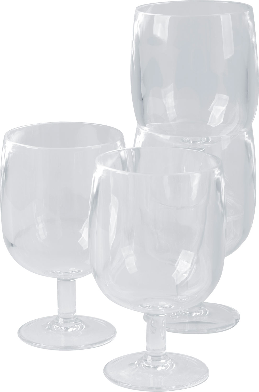 Bo-Camp Weingläser Set 4 Stück je 250 ml