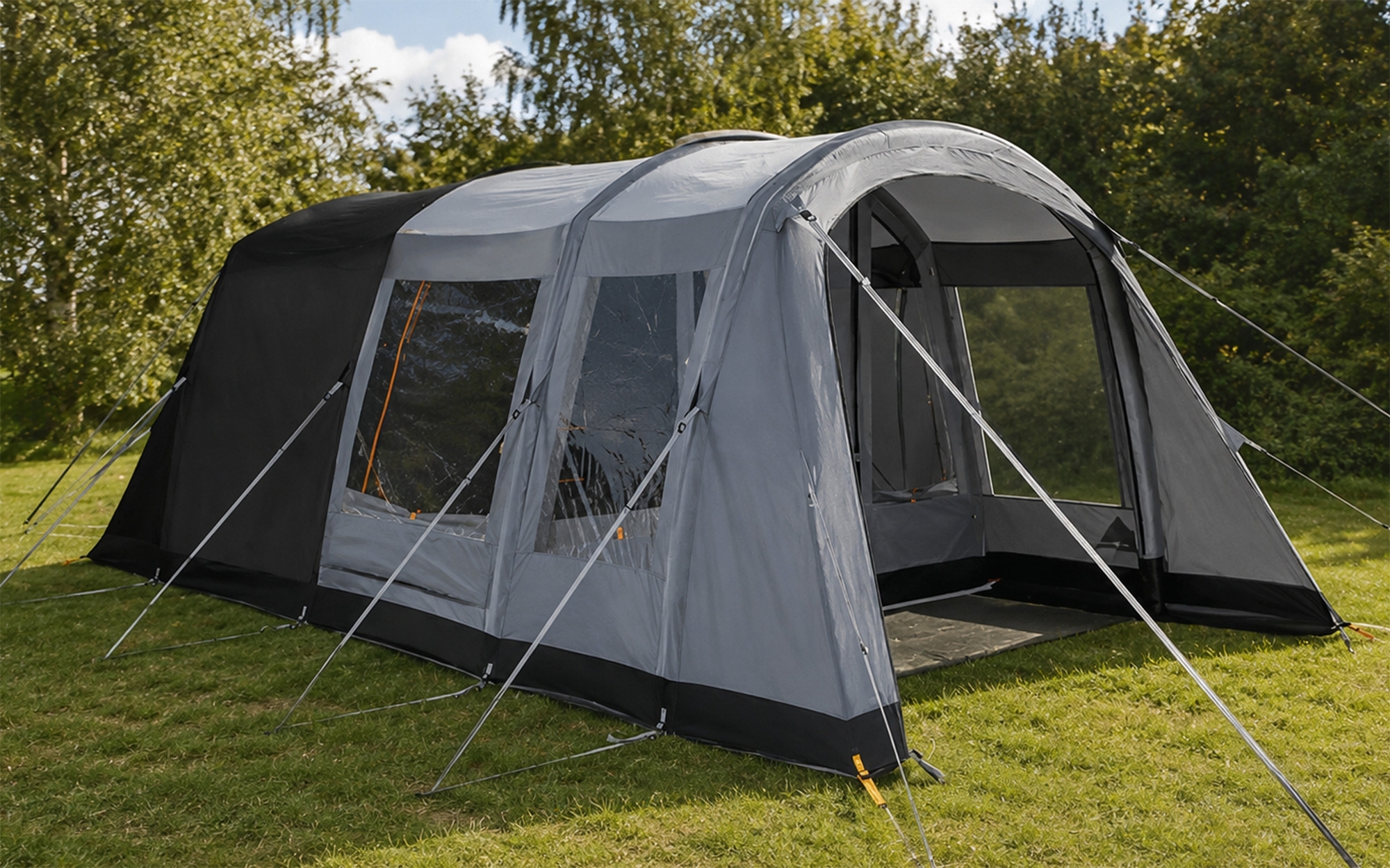 Kampa Dawlish Air 06 aufblasbares Tunnelzelt für 6 Personen