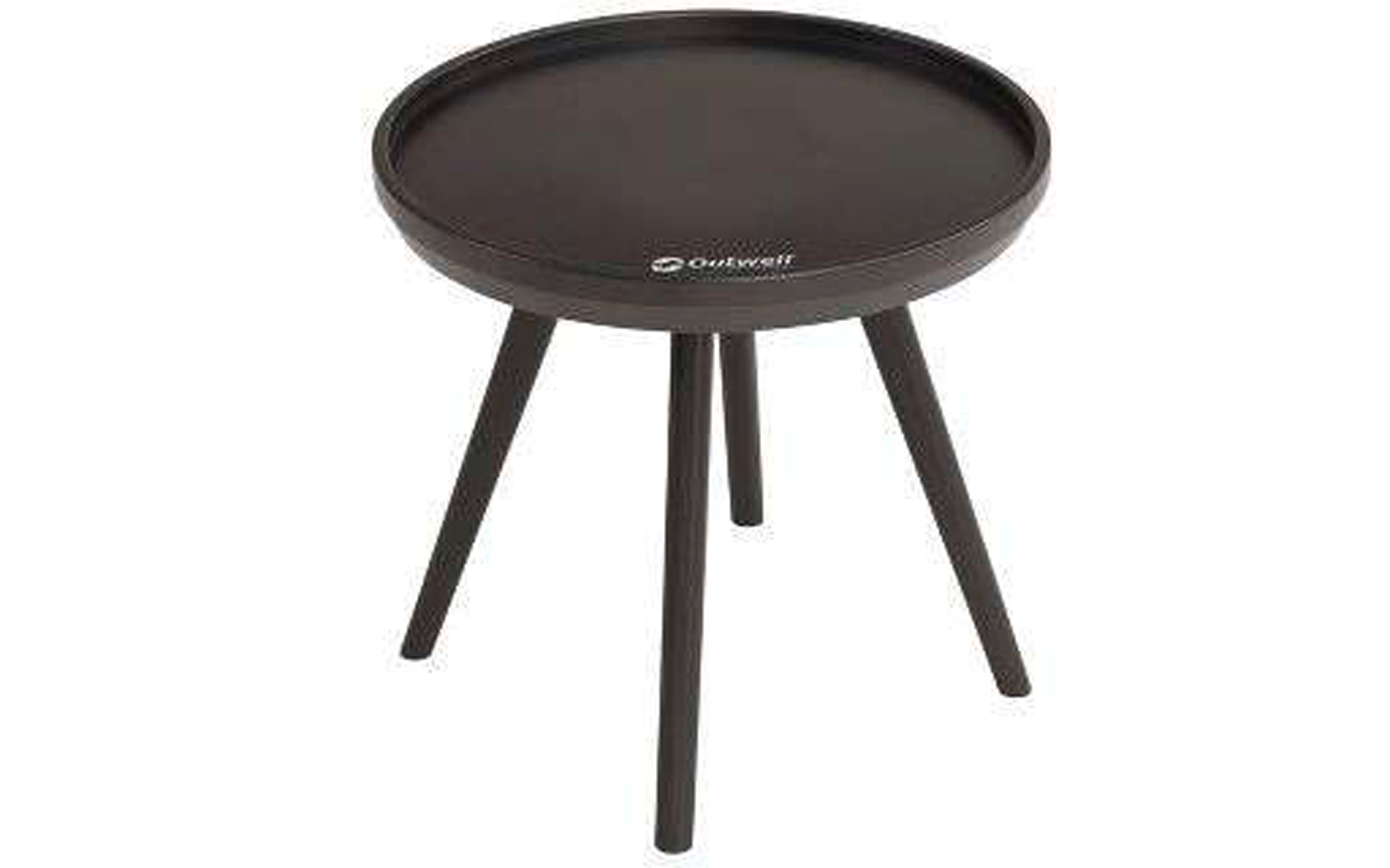 Outwell Campingtisch / Couchtisch Brim schwarz rund 50 cm