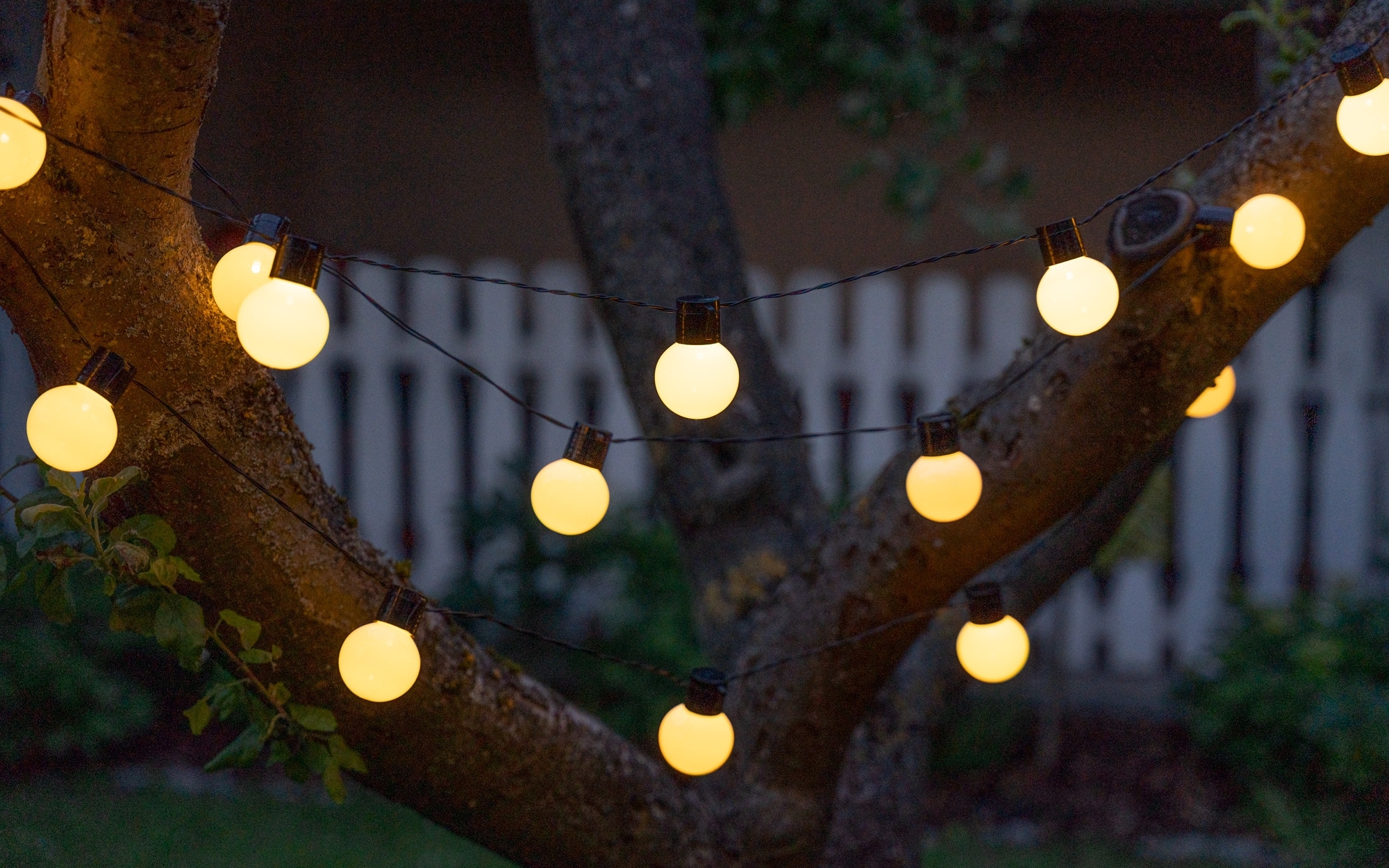 Berger Balls Solar-Lichterkette 20 LED-Kugeln (Länge 7 m)