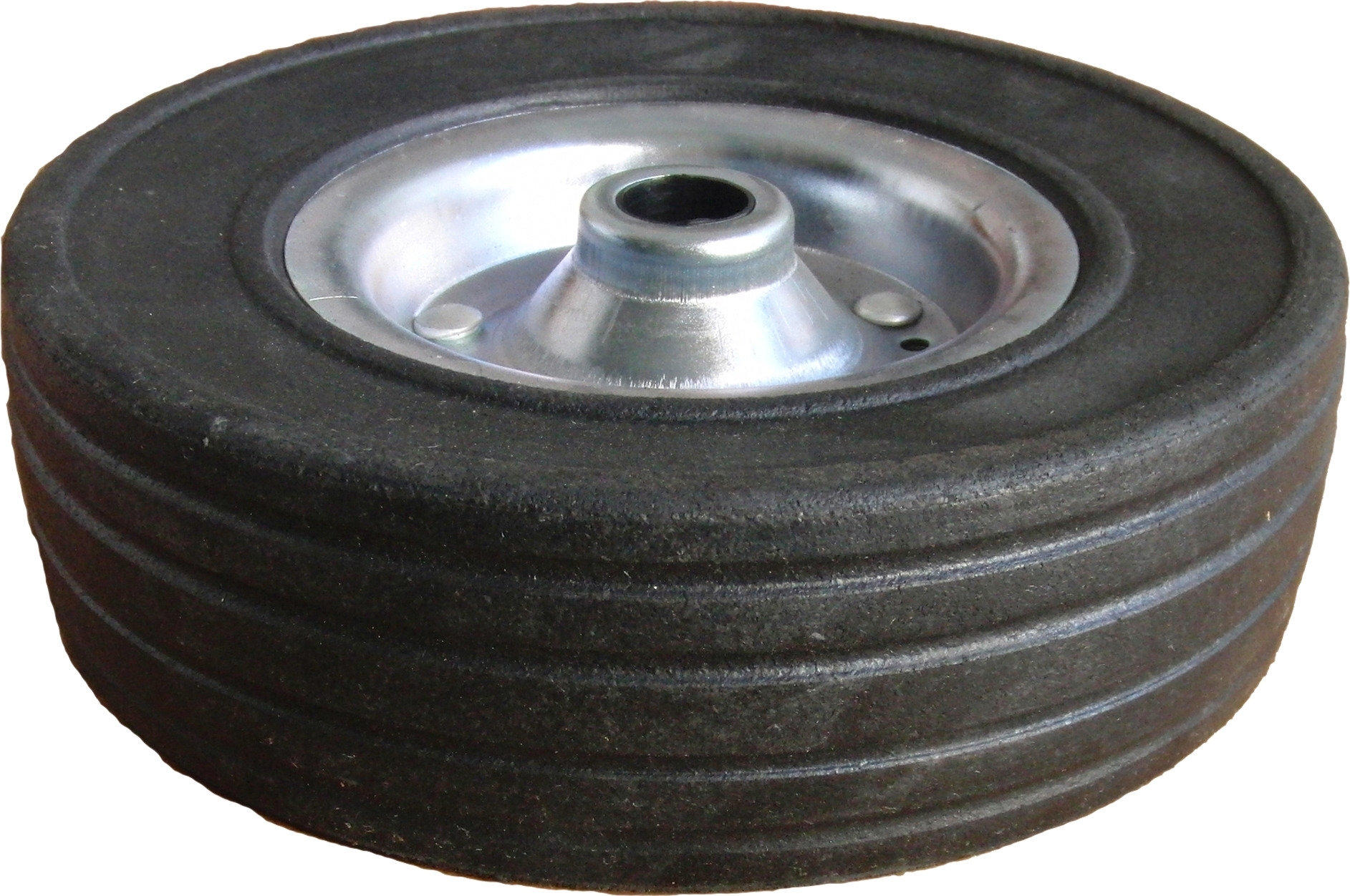 moog Trailerparts Vollgummirad mit Blechfelge für Stützrad