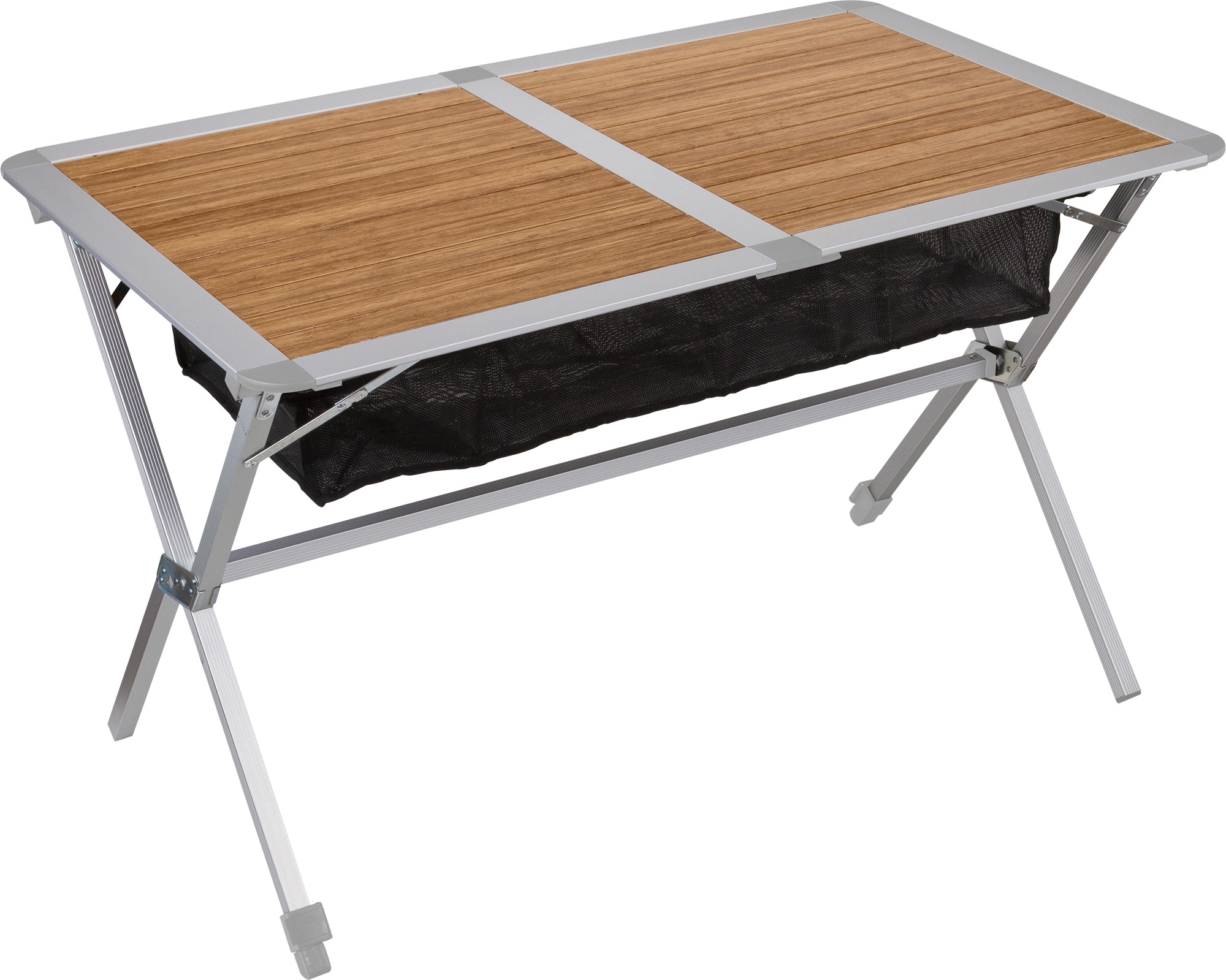 Berger Nera Bambus-Alu Rolltisch 115 x 75 cm