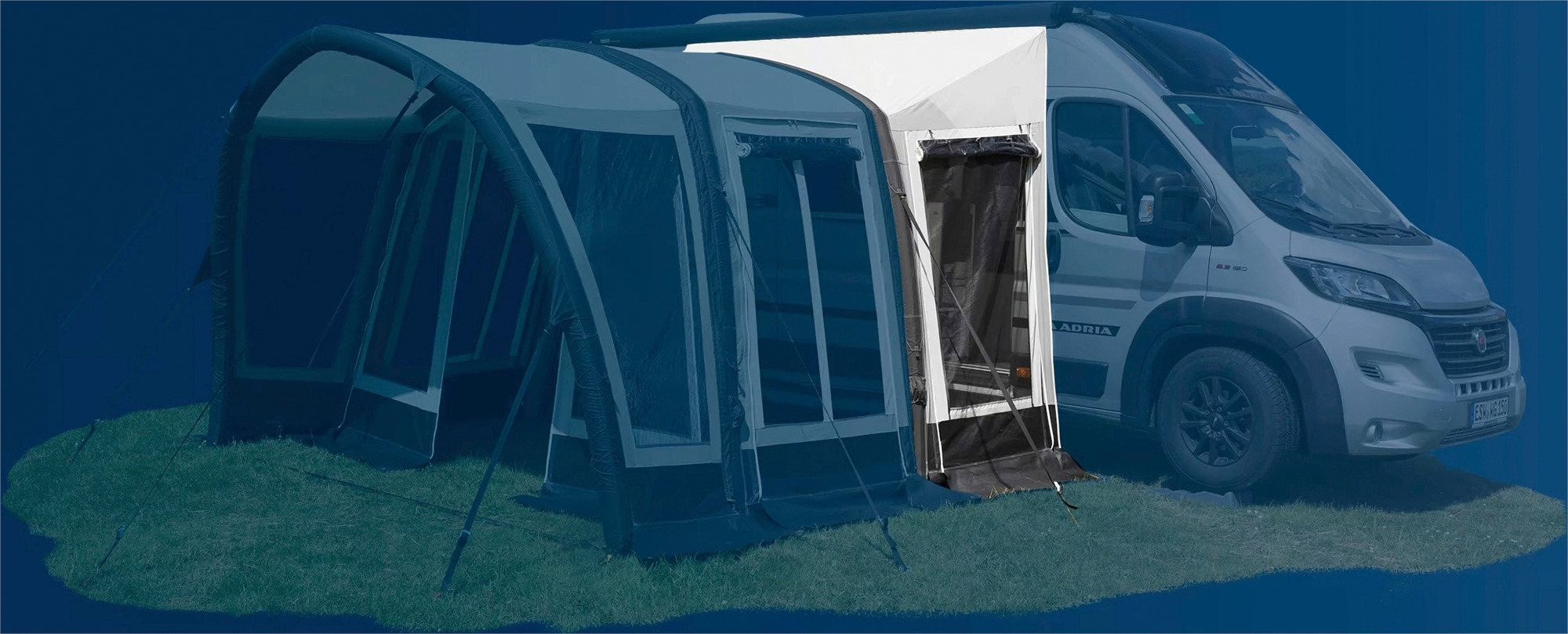 Wigo Modul Schleuse für aufblasbares Vorzelt Yanook Air 270 cm - 300 cm Größe 4