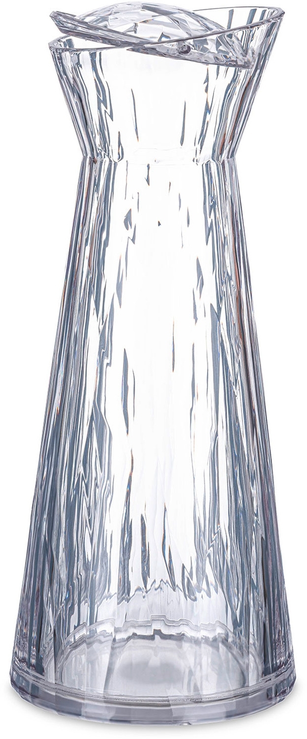 koziol Superglas Club Carafe L Karaffe mit Kippdeckel und Geschenkverpackung 1,2 Liter
