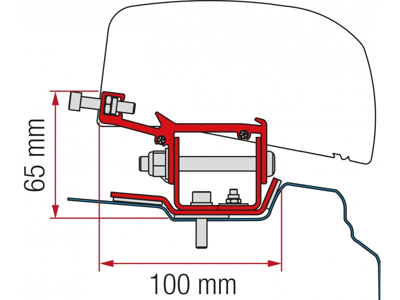 Fiamma F40 Halterungen