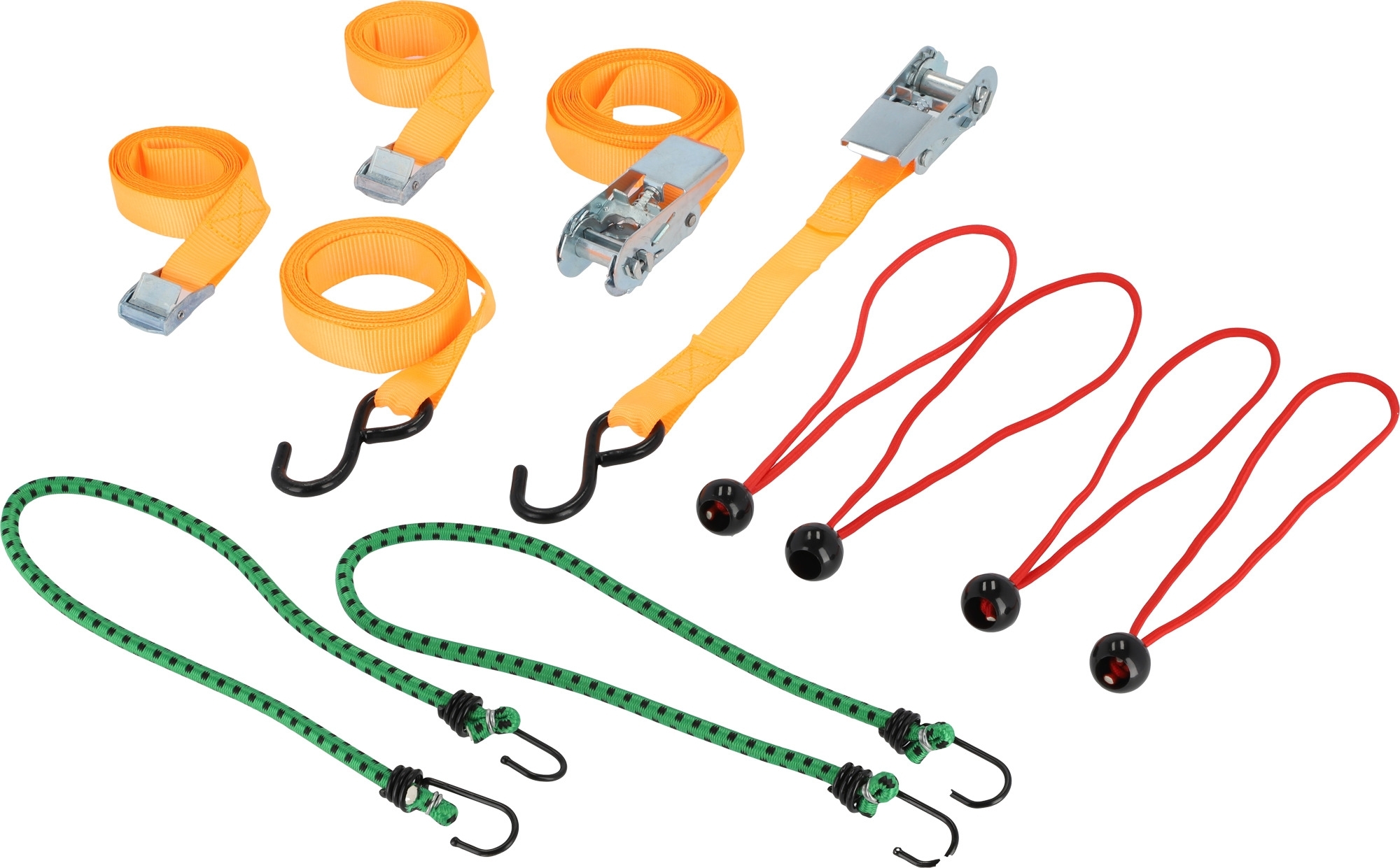 Berger Ladungs-Sicherungs-Set 10-teilig, Spanngurte