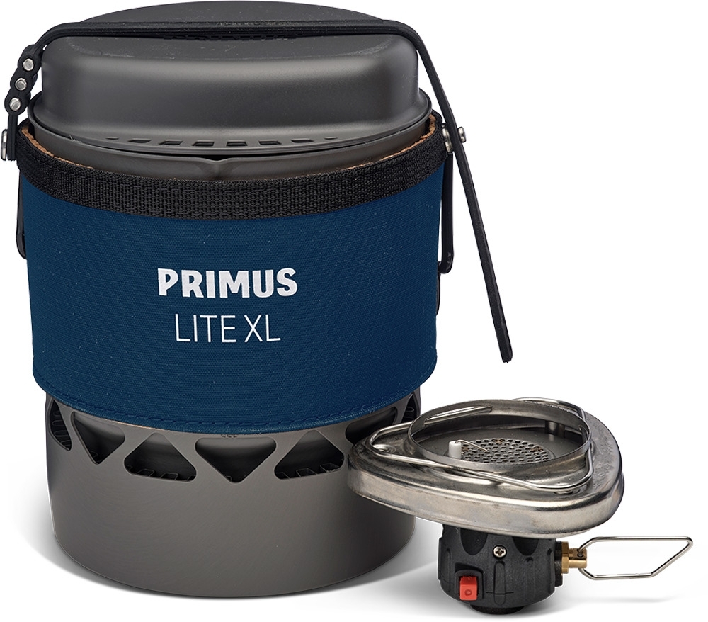 Primus Lite XL System II Gaskocher 1700 W inklusive Topf 1 Liter blau