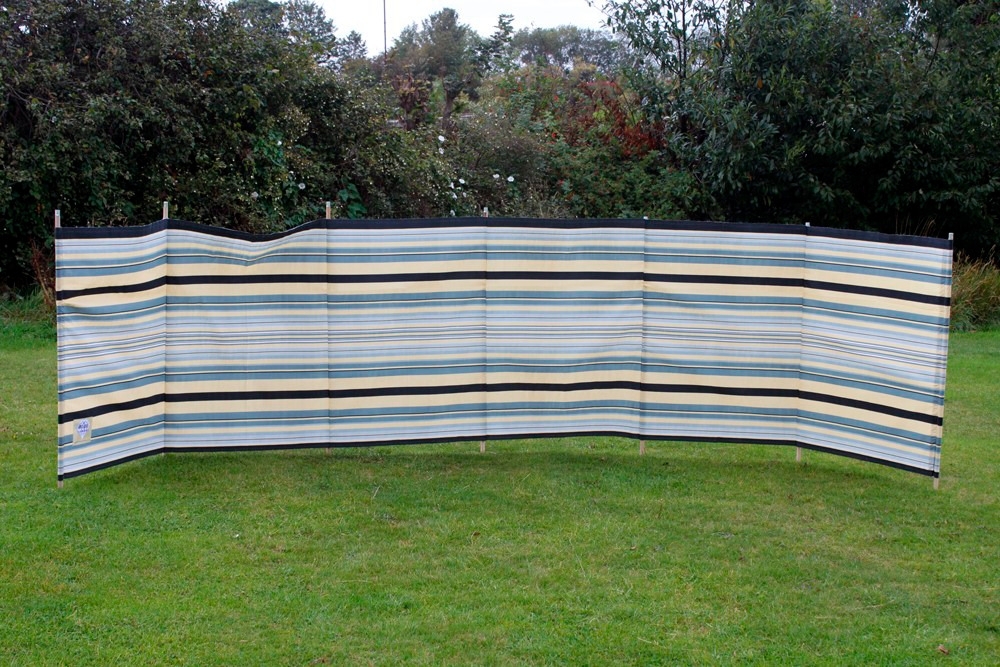 Blue Diamond gestreifter Windschutz 5,4 x 1,22 Meter