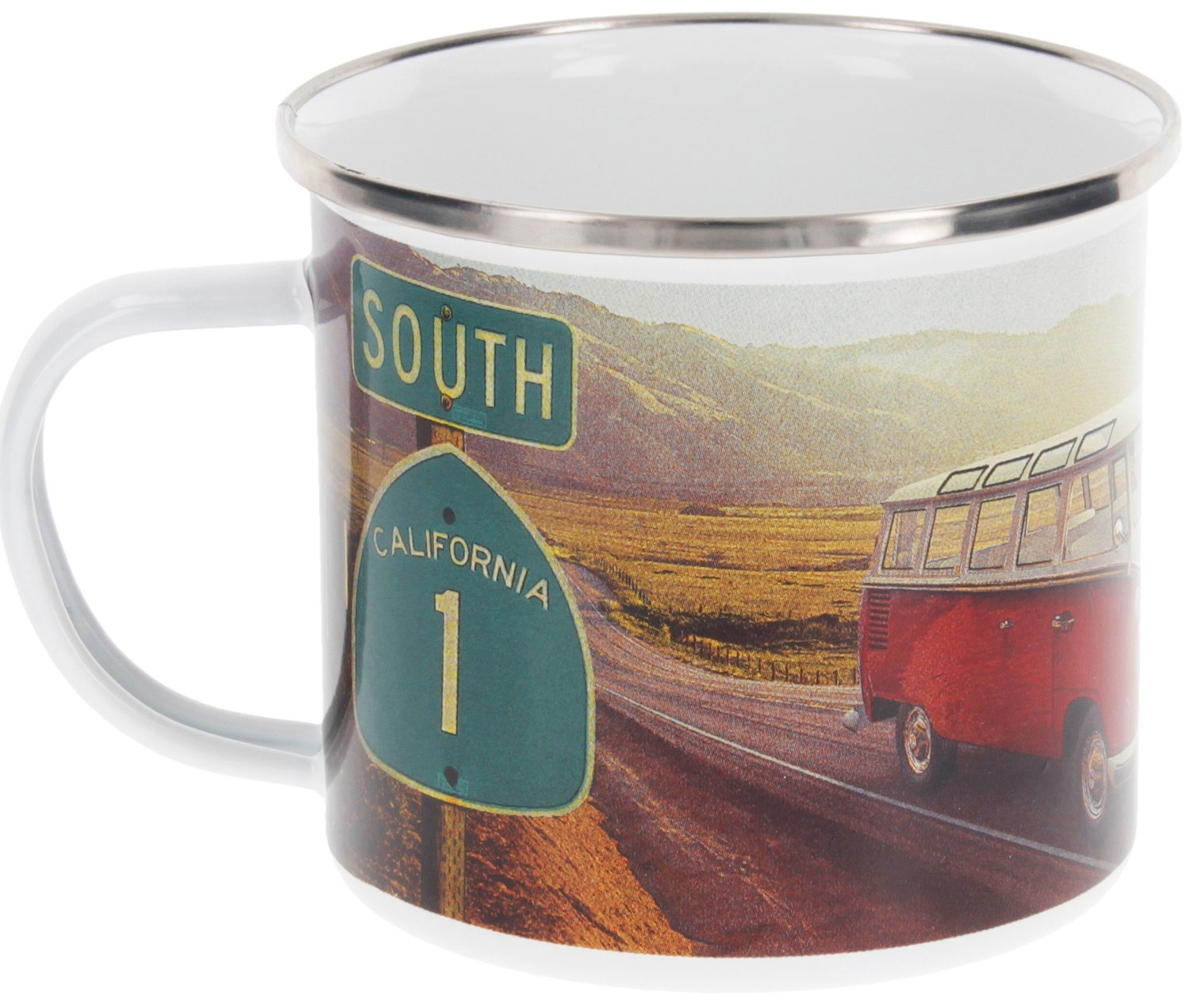 VW Collection T1 Bulli Emaille Tasse 500 ml