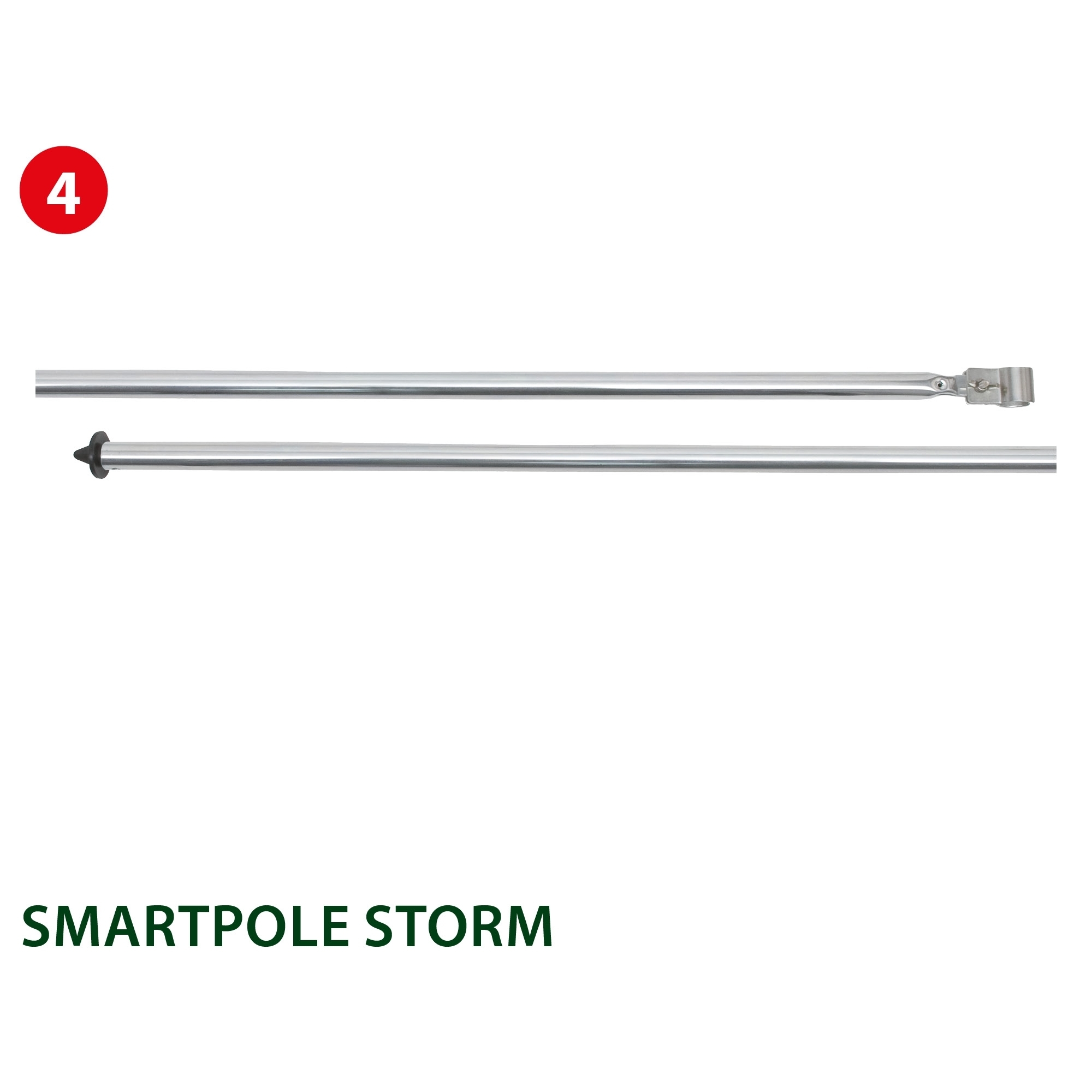 Brunner Smartpole Storm Zusatzstange Vorzelt 170 - 260 cm Stahl