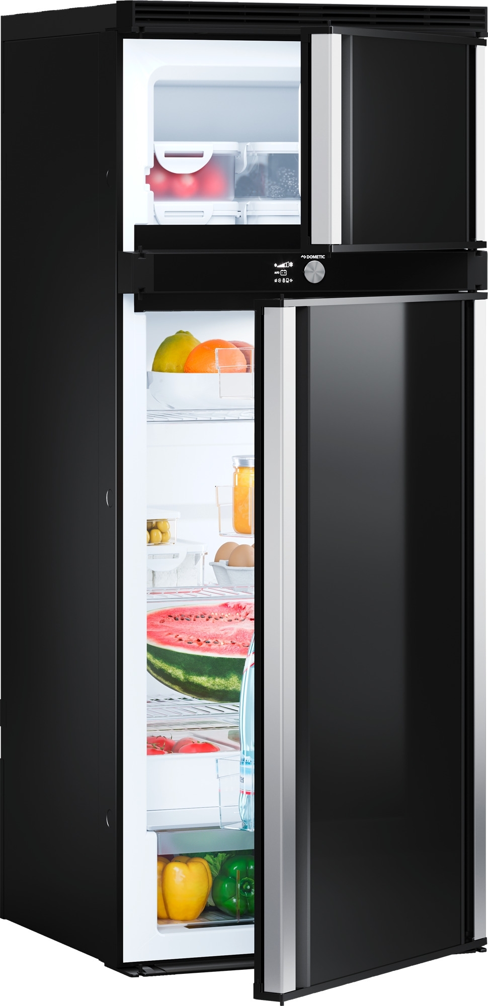 Dometic RCD 10.5XET Kompressorkühlschrank 200 Liter beidseitige Tür & TFT-Display schwarz